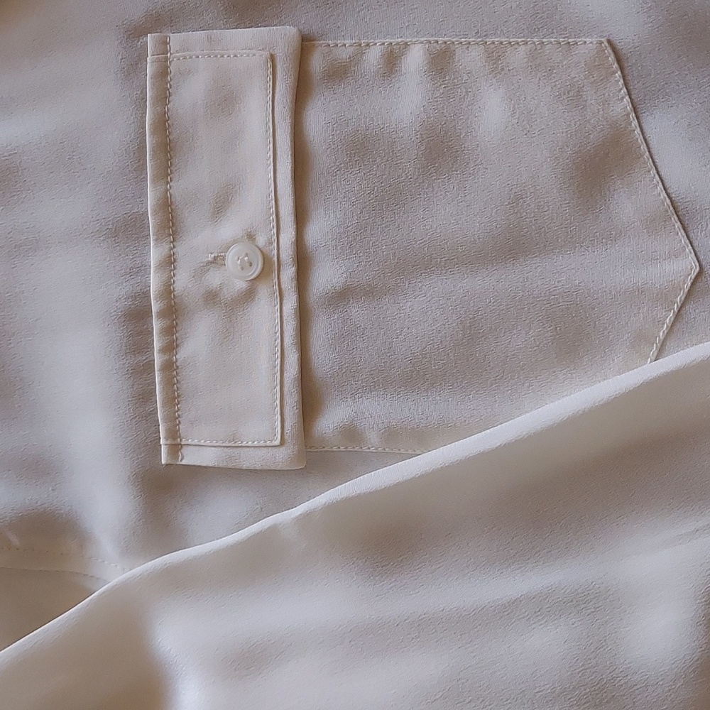 J. Crew Womens's Classic Silk Button-Down Shirt - Picture 5 of 12